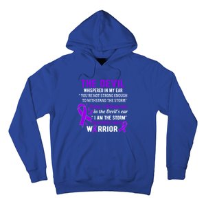 I Am The Storm Pancreatic Cancer Warrior Gift Hoodie