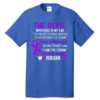 I Am The Storm Pancreatic Cancer Warrior Gift Tall T-Shirt