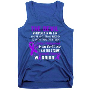 I Am The Storm Pancreatic Cancer Warrior Gift Tank Top