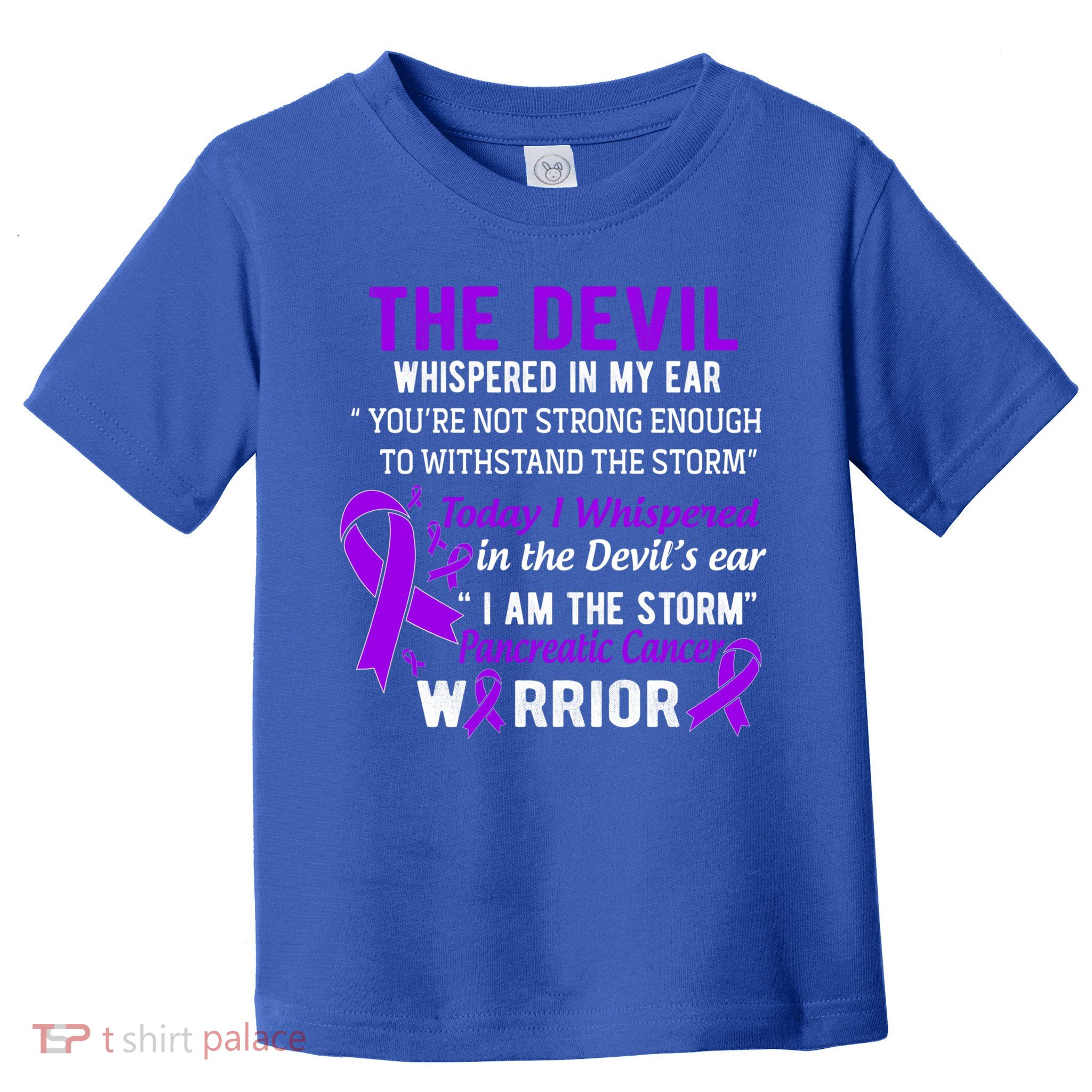 I Am The Storm Pancreatic Cancer Warrior Gift Toddler T-Shirt