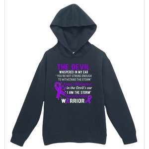 I Am The Storm Pancreatic Cancer Warrior Gift Urban Pullover Hoodie