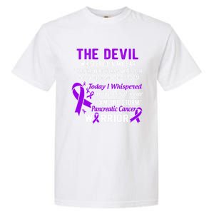 I Am The Storm Pancreatic Cancer Warrior Gift Garment-Dyed Heavyweight T-Shirt