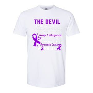 I Am The Storm Pancreatic Cancer Warrior Gift Softstyle CVC T-Shirt