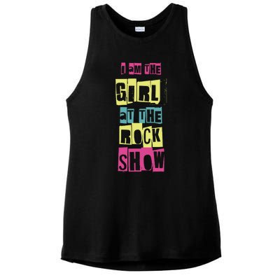 I Am The Girl At Funny Punk Rock Music Lover Ladies PosiCharge Tri-Blend Wicking Tank