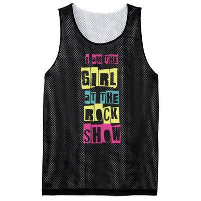 I Am The Girl At Funny Punk Rock Music Lover Mesh Reversible Basketball Jersey Tank