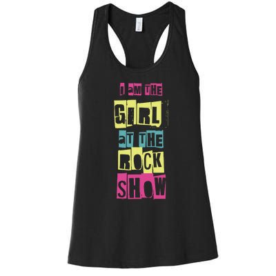 I Am The Girl At Funny Punk Rock Music Lover Women's Racerback Tank