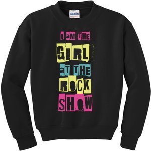 I Am The Girl At Funny Punk Rock Music Lover Kids Sweatshirt