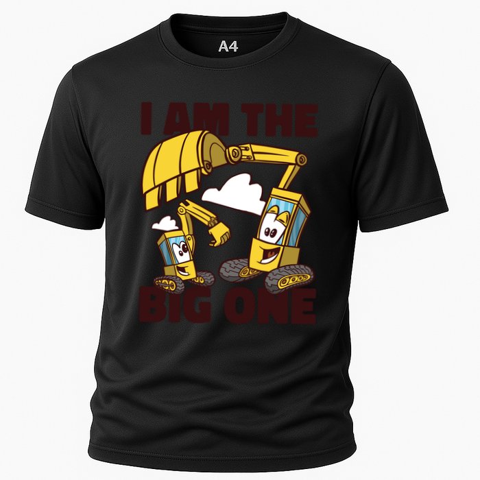 I Am The Big One Builder First Birthday Cooling Performance Crew T-Shirt