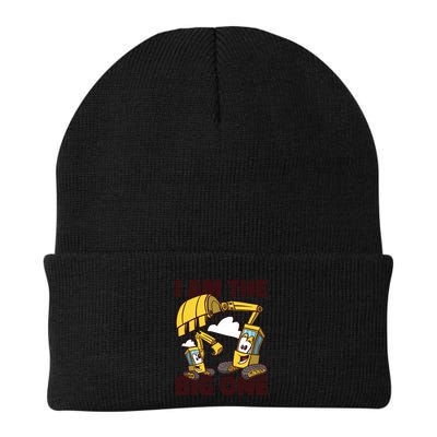 I Am The Big One Builder First Birthday Beanie