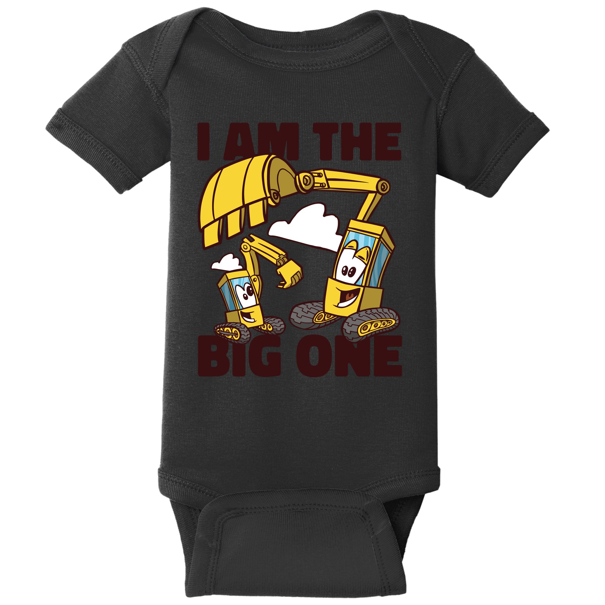 I Am The Big One Builder First Birthday Baby Bodysuit