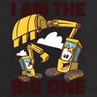 I Am The Big One Builder First Birthday Trucker Hat