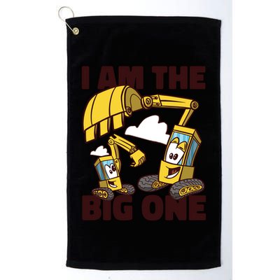 I Am The Big One Builder First Birthday Golf Towel