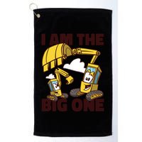 I Am The Big One Builder First Birthday Golf Towel