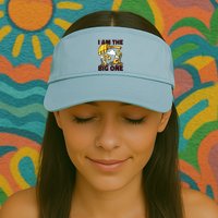 I Am The Big One Builder First Birthday Visor