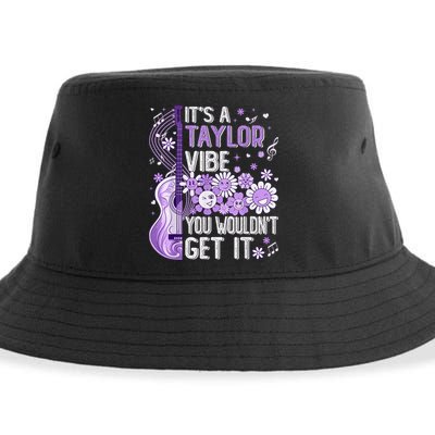 It'S A Taylor Vibe You Wouldn'T Get It 80'S P.i.n.k Girl Sustainable Bucket Hat
