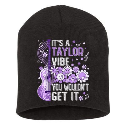 It'S A Taylor Vibe You Wouldn'T Get It 80'S P.i.n.k Girl Short Acrylic Beanie