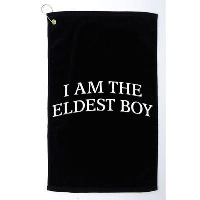 I Am The Eldest Boy Embroidery Hat Cap Golf Towel