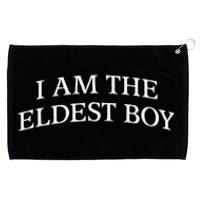 I Am The Eldest Boy Embroidery Hat Cap Grommeted Golf Towel