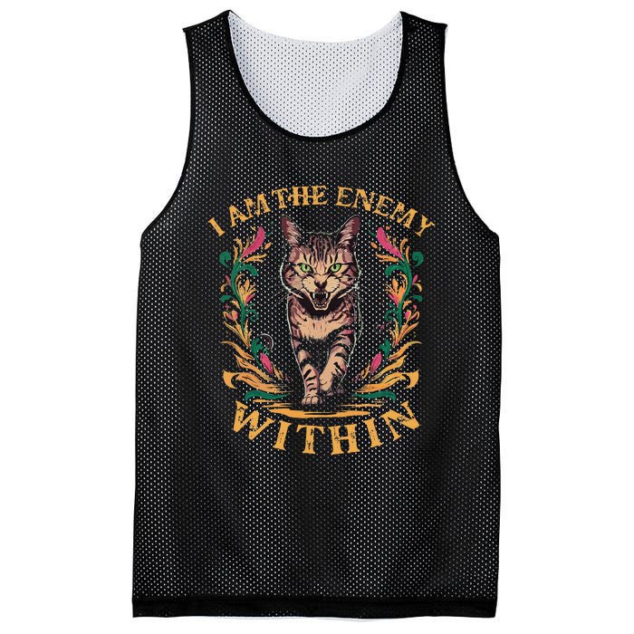 I Am The Enemy Within Mesh Reversible Basketball Jersey Tank