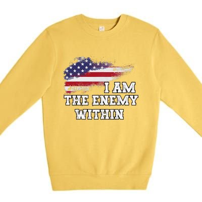 I Am The Enemy Within Premium Crewneck Sweatshirt