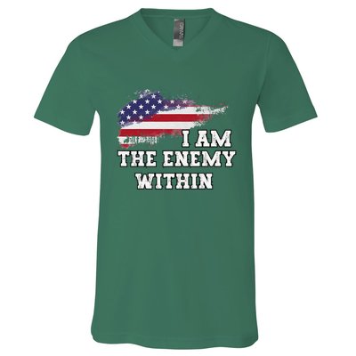 I Am The Enemy Within V-Neck T-Shirt