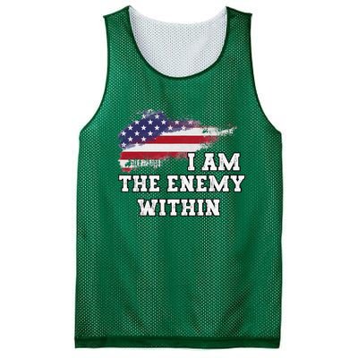 I Am The Enemy Within Mesh Reversible Basketball Jersey Tank