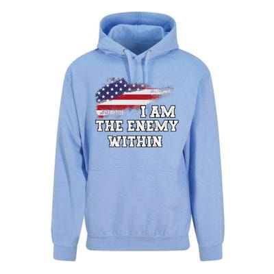 I Am The Enemy Within Unisex Surf Hoodie