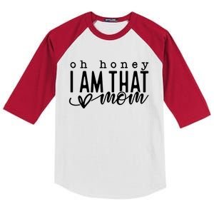 I Am That Mom Funny Mom Life Mother's Day Mom Mode Gift For Mom Kids Colorblock Raglan Jersey