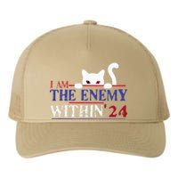 I Am The Enemy Within Kamala Harris 2024 Yupoong Adult 5-Panel Trucker Hat