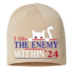 I Am The Enemy Within Kamala Harris 2024 Sustainable Beanie