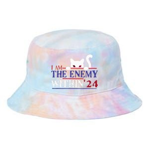 I Am The Enemy Within Kamala Harris 2024 Tie Dye Newport Bucket Hat