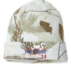 I Am The Enemy Within Kamala Harris 2024 Kati Licensed 12" Camo Beanie