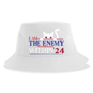 I Am The Enemy Within Kamala Harris 2024 Sustainable Bucket Hat