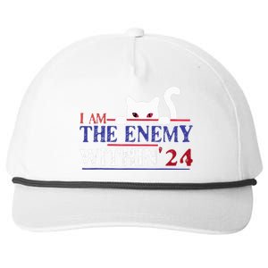 I Am The Enemy Within Kamala Harris 2024 Snapback Five-Panel Rope Hat