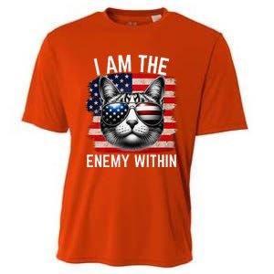 I Am The Enemy Within Kamala Harris 2024 Election Merch Cooling Performance Crew T-Shirt