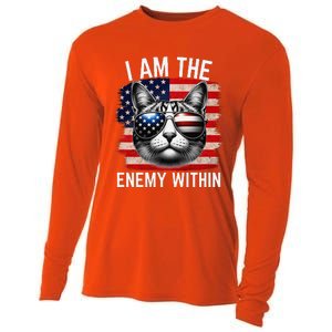 I Am The Enemy Within Kamala Harris 2024 Election Merch Cooling Performance Long Sleeve Crew