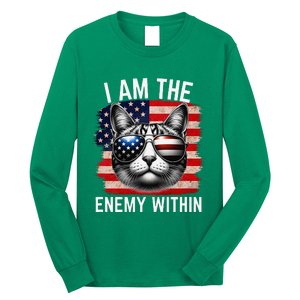 I Am The Enemy Within Kamala Harris 2024 Election Merch Long Sleeve Shirt