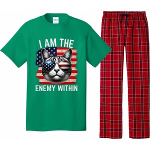 I Am The Enemy Within Kamala Harris 2024 Election Merch Pajama Set