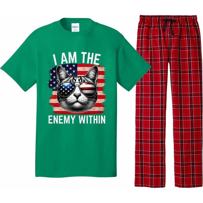 I Am The Enemy Within Kamala Harris 2024 Election Merch Pajama Set