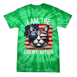 I Am The Enemy Within Kamala Harris 2024 Election Merch Tie-Dye T-Shirt