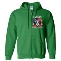 I Am The Enemy Within Kamala Harris 2024 Election Merch Full Zip Hoodie