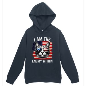 I Am The Enemy Within Kamala Harris 2024 Election Merch Urban Pullover Hoodie