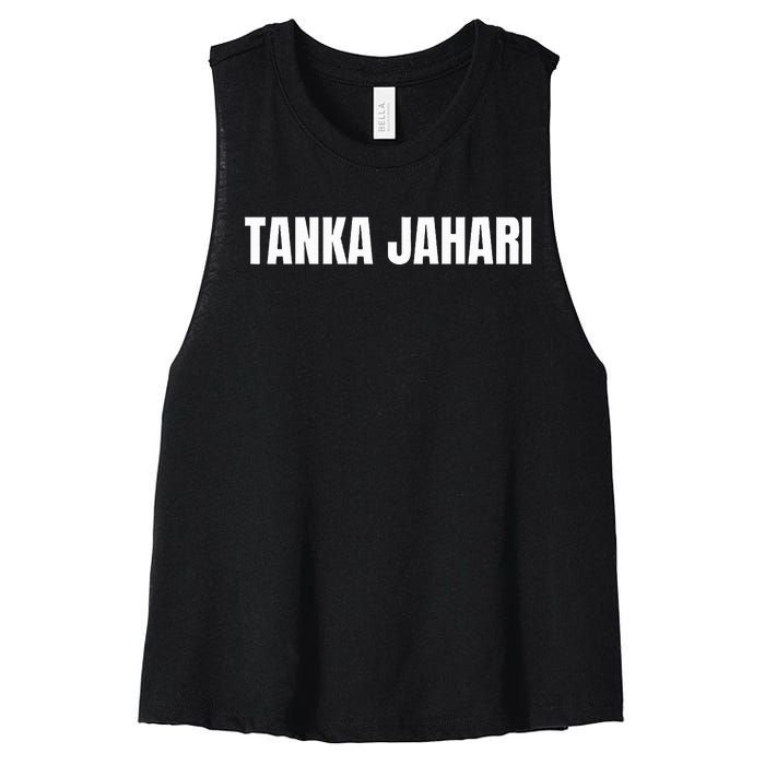 I Am Tanka Jahari Women's Racerback Cropped Tank