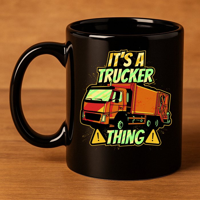 It's A Trucker Thing 11oz C Handle Ceramic Mug