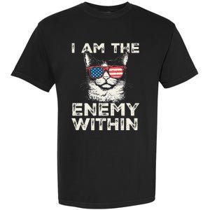 I Am The Enemy Within Kamala Harris 2024 Merch Garment-Dyed Heavyweight T-Shirt