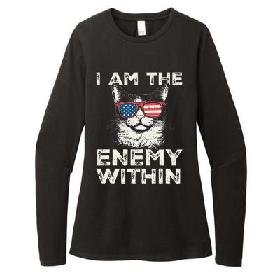 I Am The Enemy Within Kamala Harris 2024 Merch Womens CVC Long Sleeve Shirt