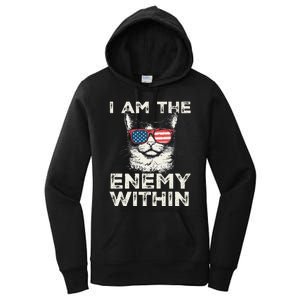 I Am The Enemy Within Kamala Harris 2024 Merch Women's Pullover Hoodie