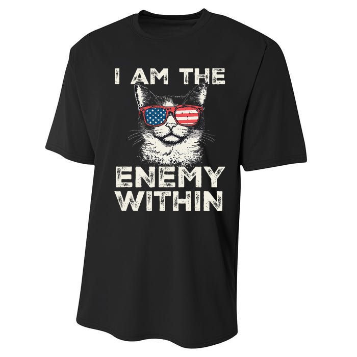 I Am The Enemy Within Kamala Harris 2024 Merch Performance Sprint T-Shirt