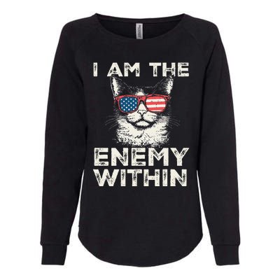 I Am The Enemy Within Kamala Harris 2024 Merch Womens California Wash Sweatshirt