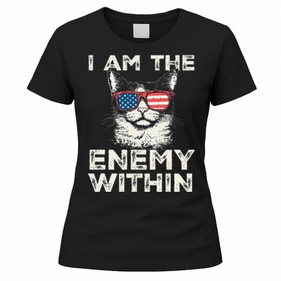 I Am The Enemy Within Kamala Harris 2024 Merch Women's T-Shirt